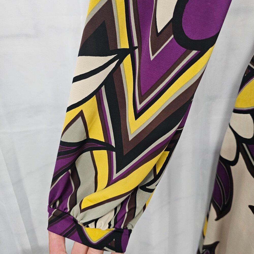 Catch My I Dress Purple Floral Retro Y2K Mod XL - Picture 4 of 12